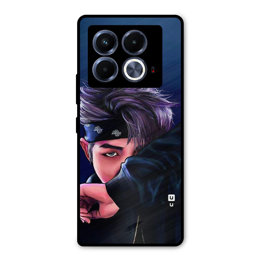 BTS Namjoon Artwork Metal Back Case for Infinix Note 40 5G