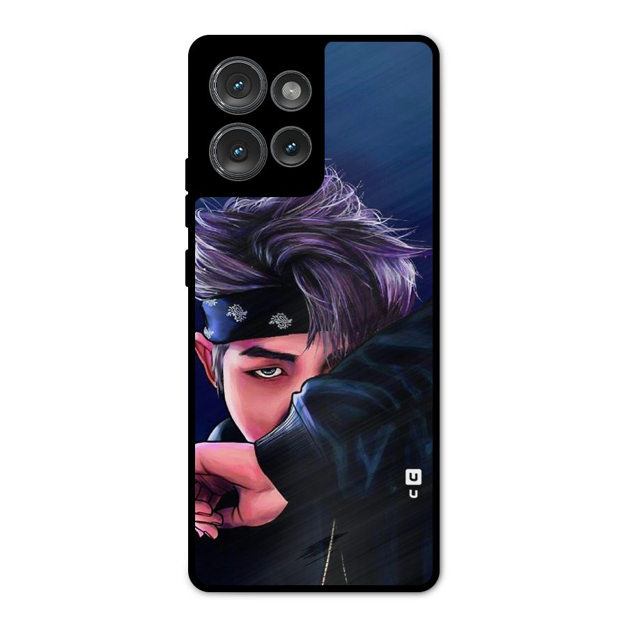 BTS Namjoon Artwork Metal Back Case for Motorola Edge 50