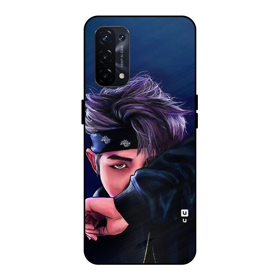 BTS Namjoon Artwork Metal Back Case for Oppo A74 5G
