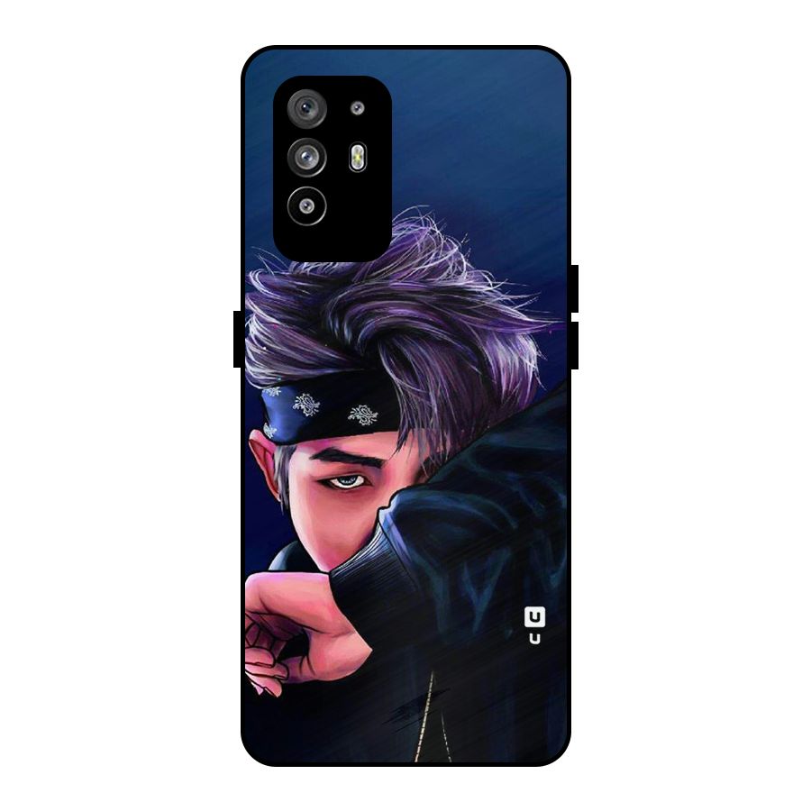 BTS Namjoon Artwork Metal Back Case for Oppo F19 Pro Plus 5G