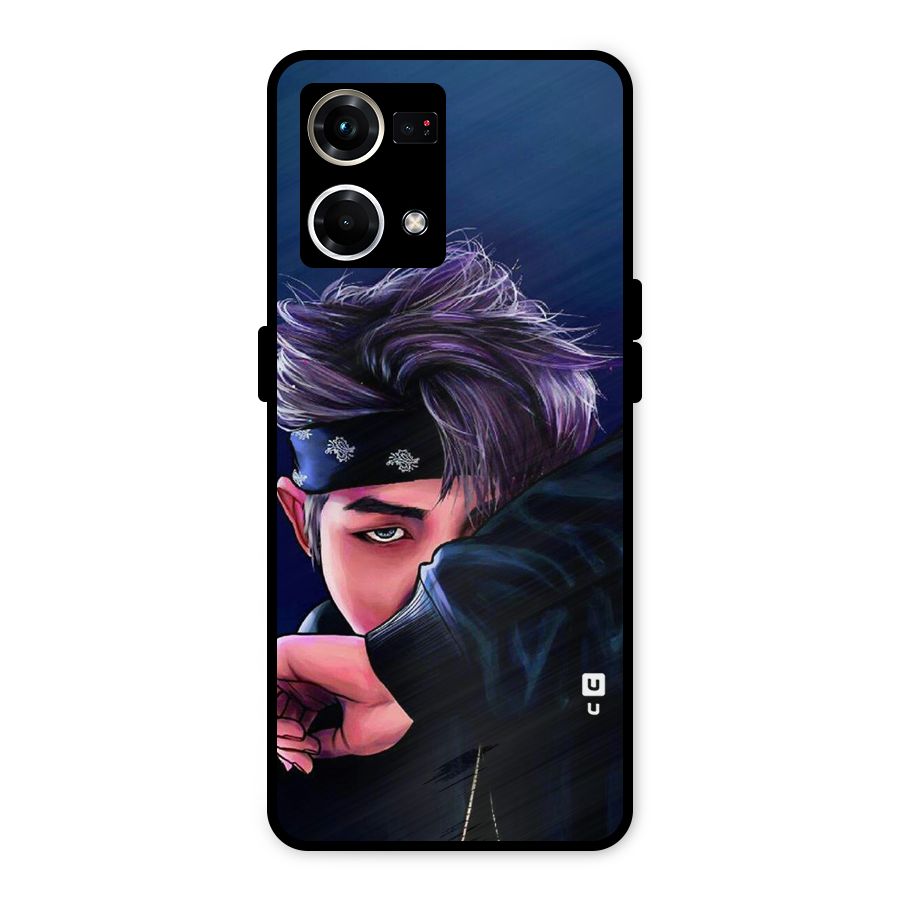 BTS Namjoon Artwork Metal Back Case for Oppo F21 Pro 4G
