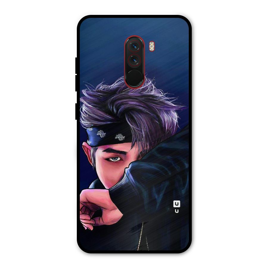 BTS Namjoon Artwork Metal Back Case for Poco F1