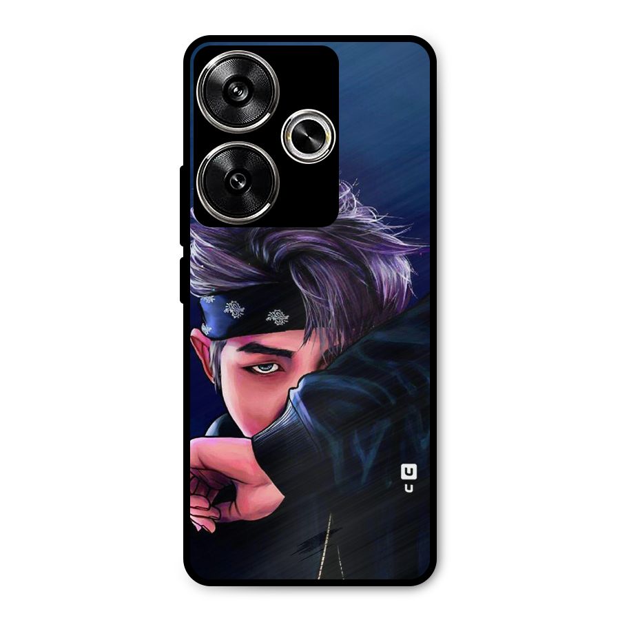 BTS Namjoon Artwork Metal Back Case for Poco F6