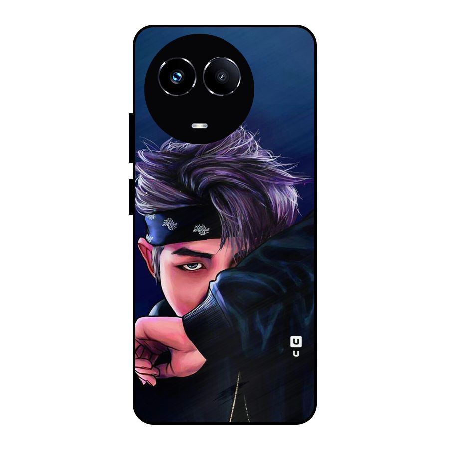 BTS Namjoon Artwork Metal Back Case for Realme 11X