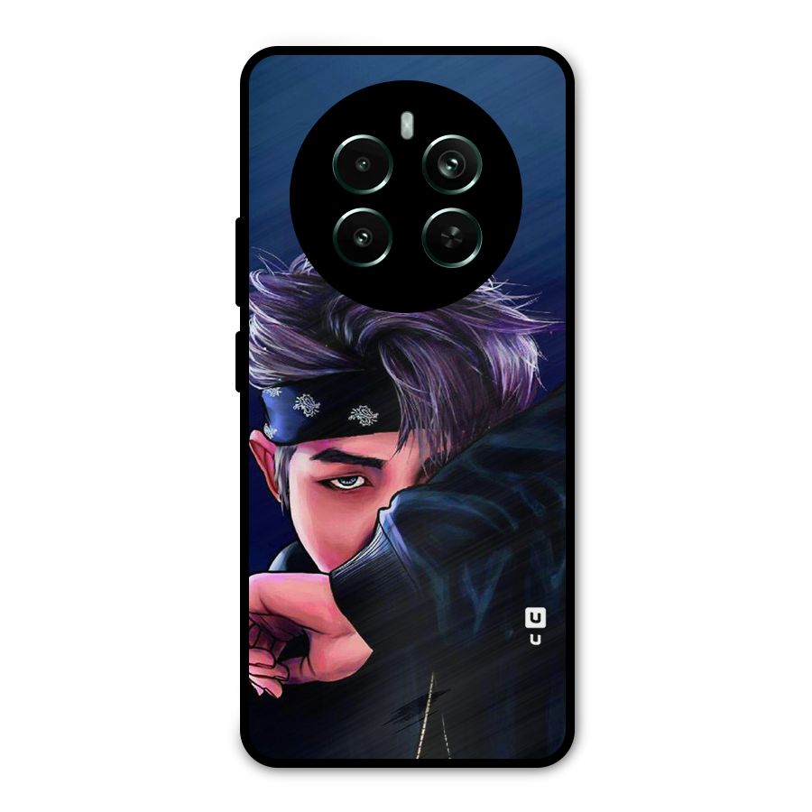 BTS Namjoon Artwork Metal Back Case for Realme 12 Pro Plus