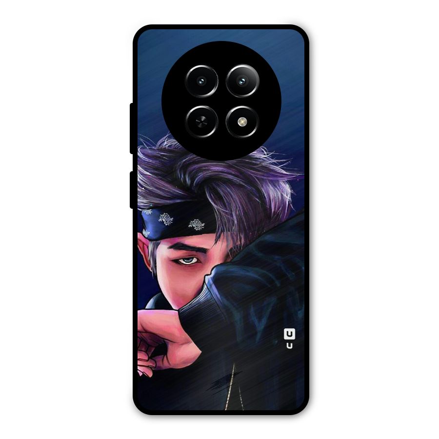 BTS Namjoon Artwork Metal Back Case for Realme 12x 5G