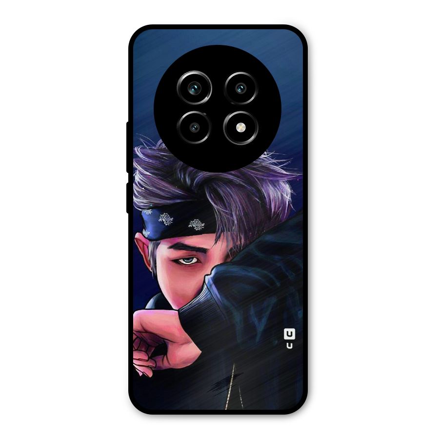 BTS Namjoon Artwork Metal Back Case for Realme 13 Pro