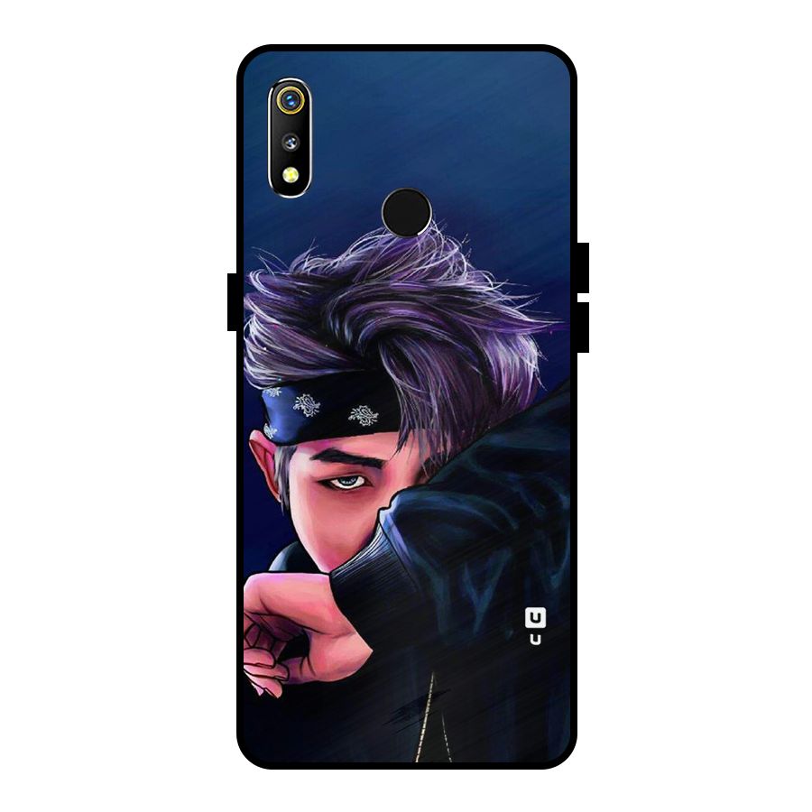BTS Namjoon Artwork Metal Back Case for Realme 3i