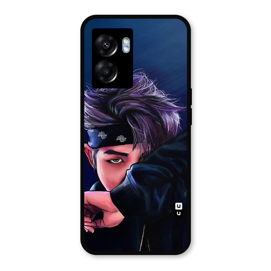 BTS Namjoon Artwork Metal Back Case for Realme Narzo 50 5G
