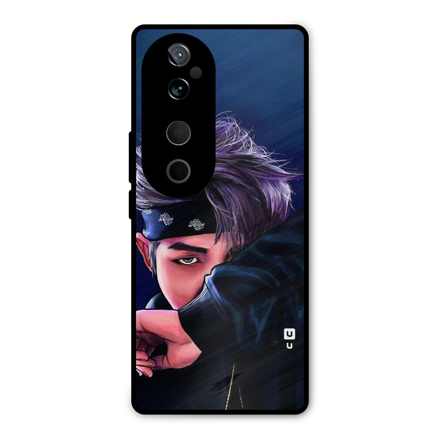 BTS Namjoon Artwork Metal Back Case for Vivo T3 Ultra