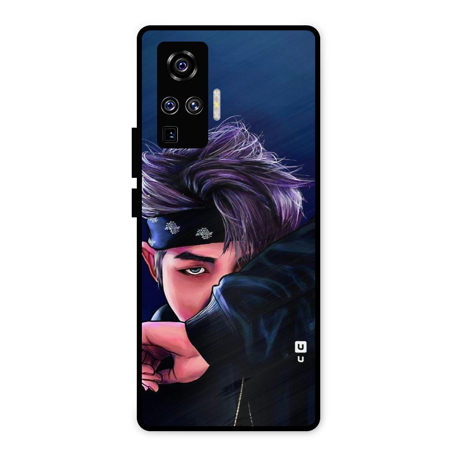 BTS Namjoon Artwork Metal Back Case for Vivo X50 Pro