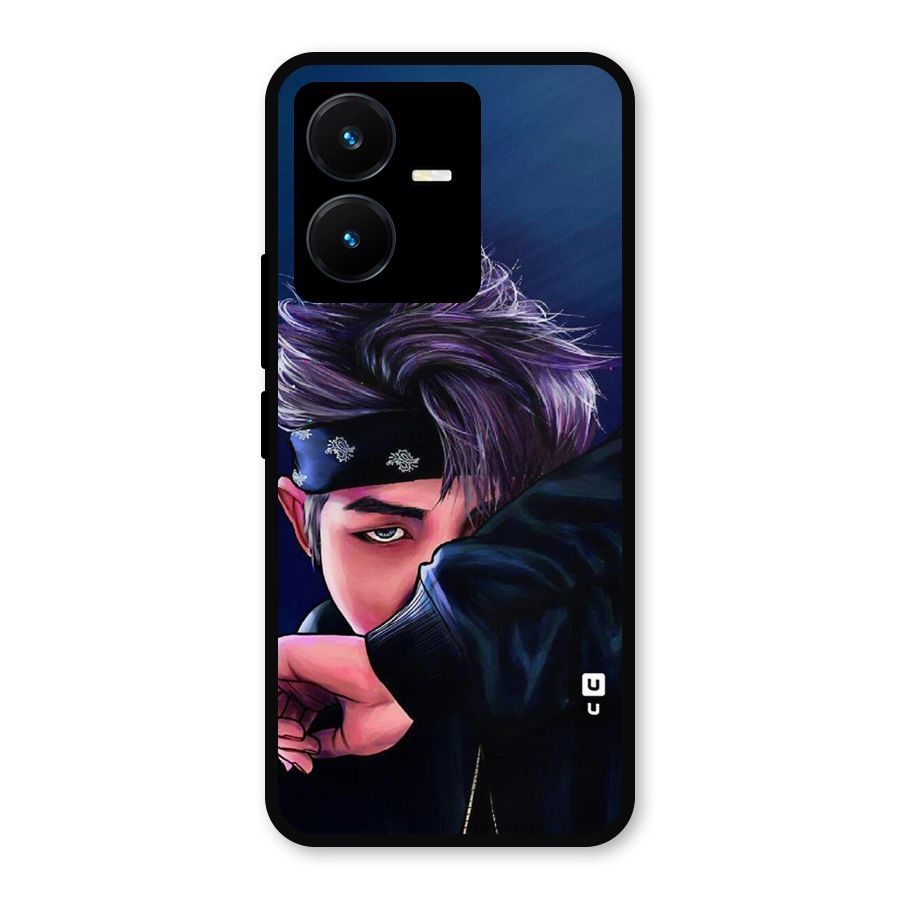 BTS Namjoon Artwork Metal Back Case for Vivo Y22