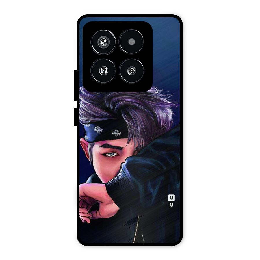 BTS Namjoon Artwork Metal Back Case for Xiaomi 14 Pro