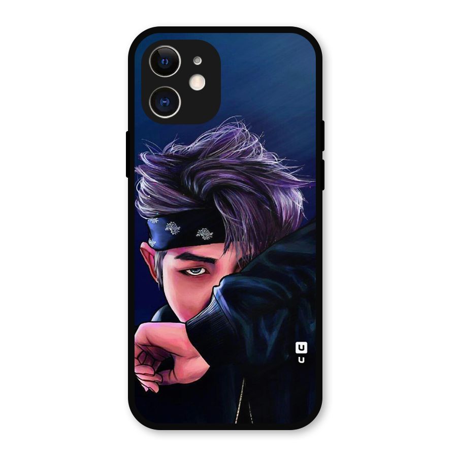 BTS Namjoon Artwork Metal Back Case for iPhone 12