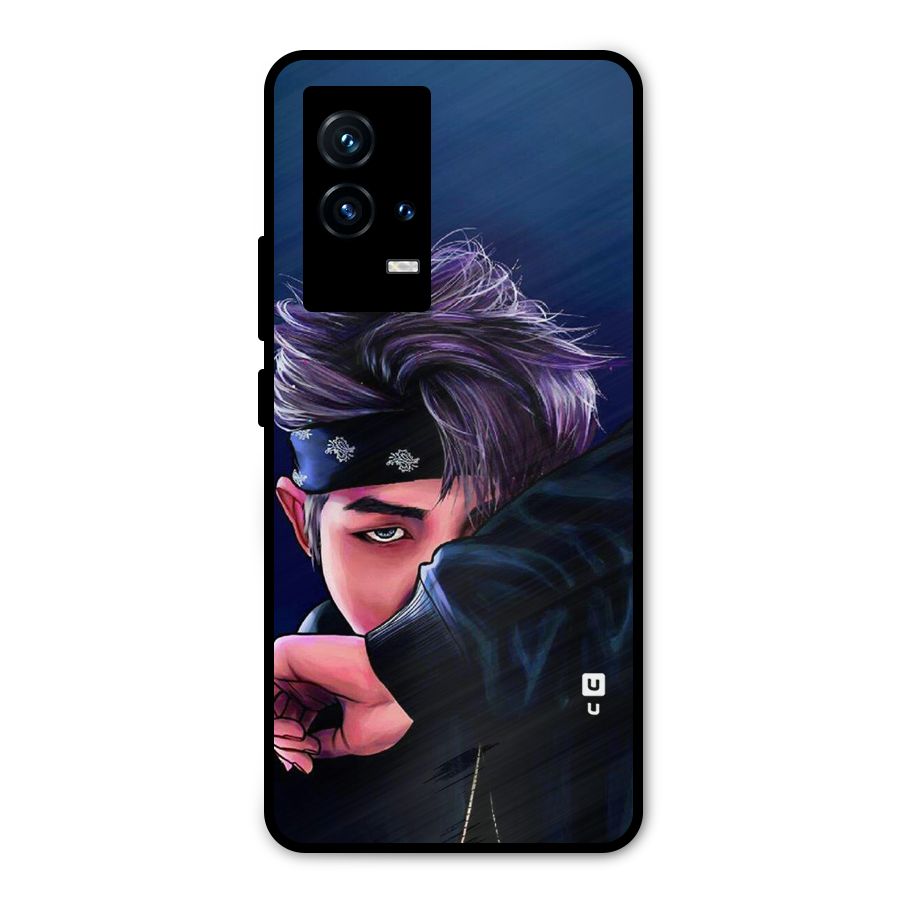 BTS Namjoon Artwork Metal Back Case for iQOO 9 5G