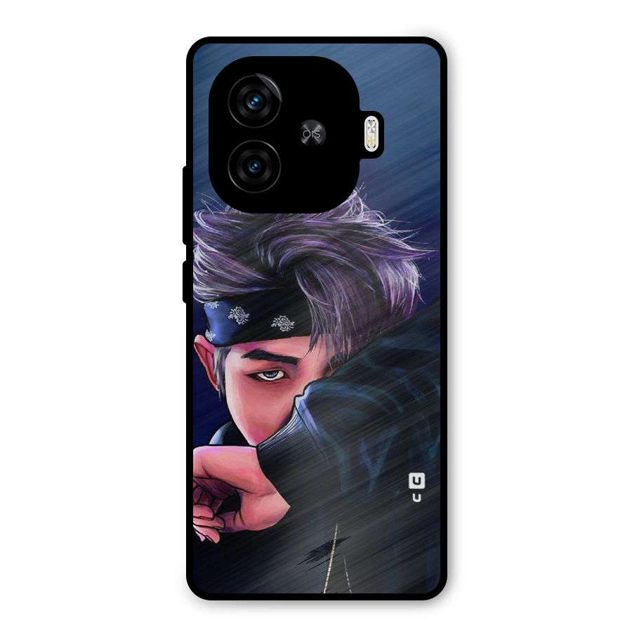 BTS Namjoon Artwork Metal Back Case for iQOO Z9 Turbo