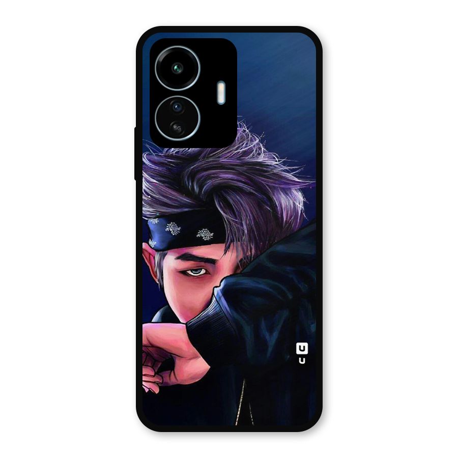 BTS Namjoon Artwork Metal Back Case for vivo iQOO Z6 Lite 5G