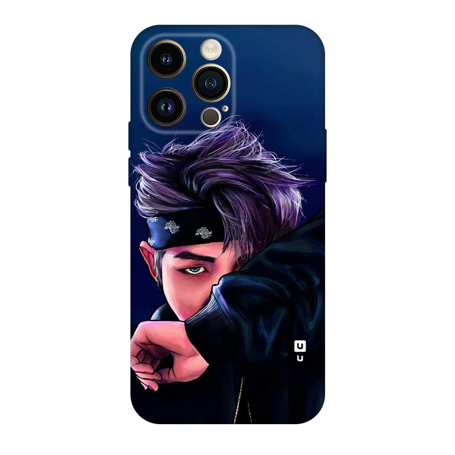 BTS Namjoon Artwork Original Polycarbonate Back Case for iPhone 14 Pro Max