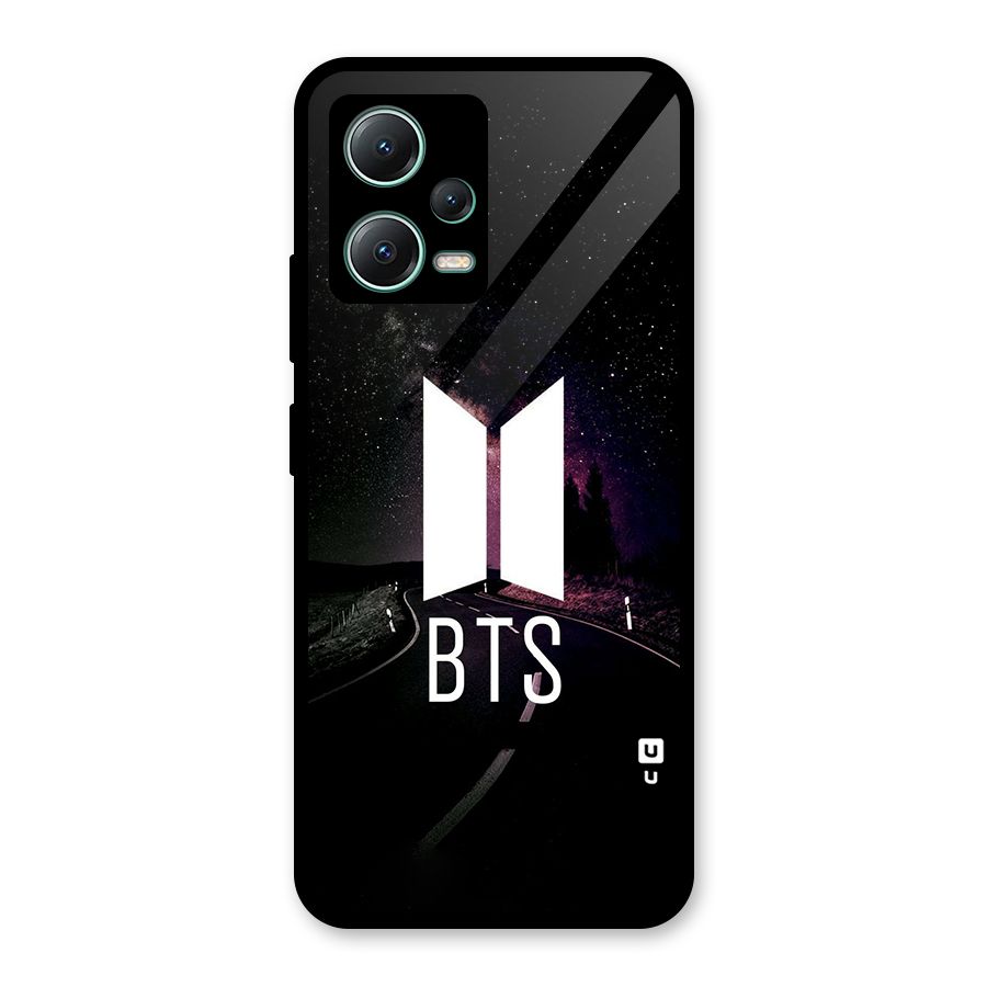BTS Night Sky Glass Back Case for Poco X5