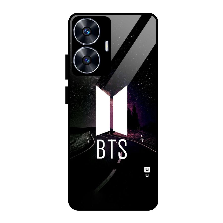 BTS Night Sky Glass Back Case for Realme Narzo N55