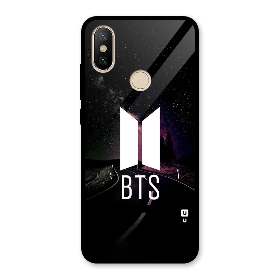 BTS Night Sky Glass Back Case for Redmi A2