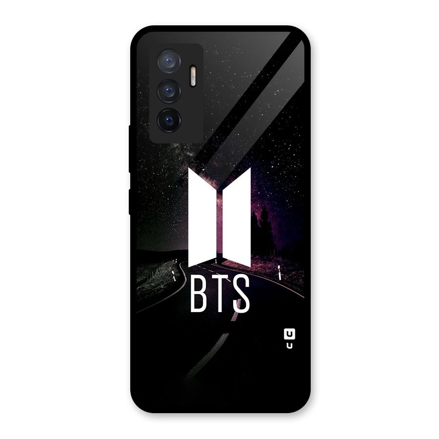 BTS Night Sky Glass Back Case for Vivo V23e