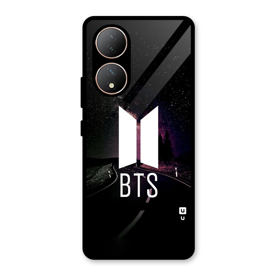 BTS Night Sky Glass Back Case for Vivo Y100A
