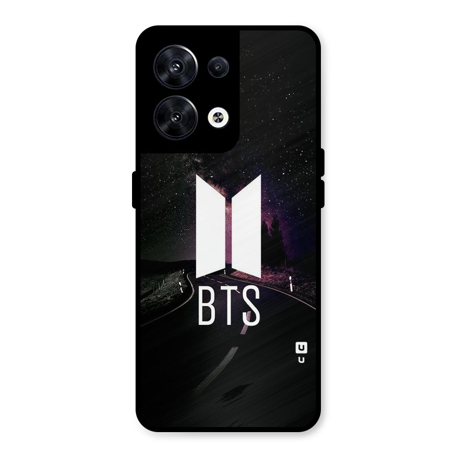 BTS Night Sky Metal Back Case for Oppo Reno8 5G