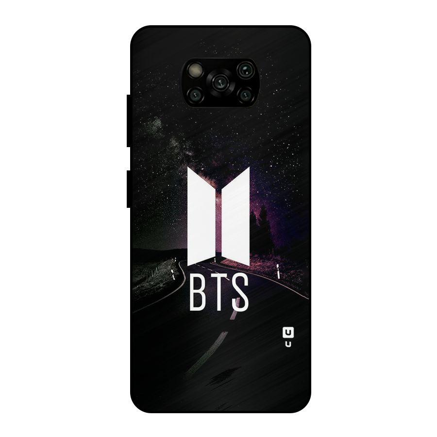 BTS Night Sky Metal Back Case for Poco X3