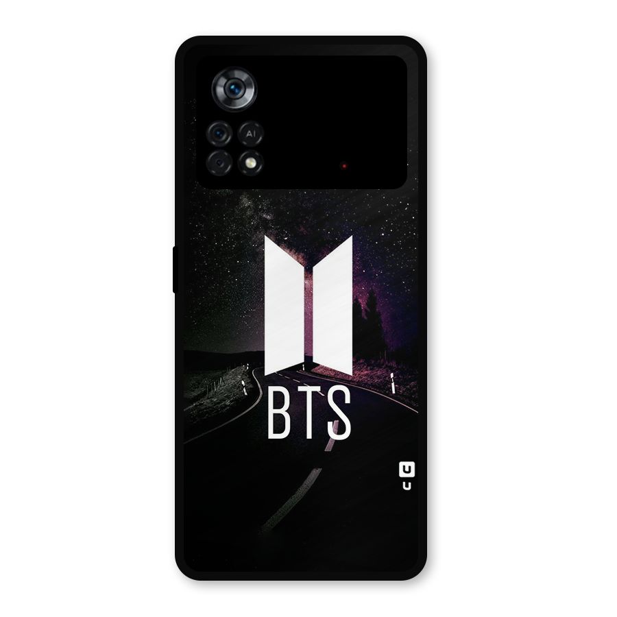 BTS Night Sky Metal Back Case for Poco X4 Pro 5G