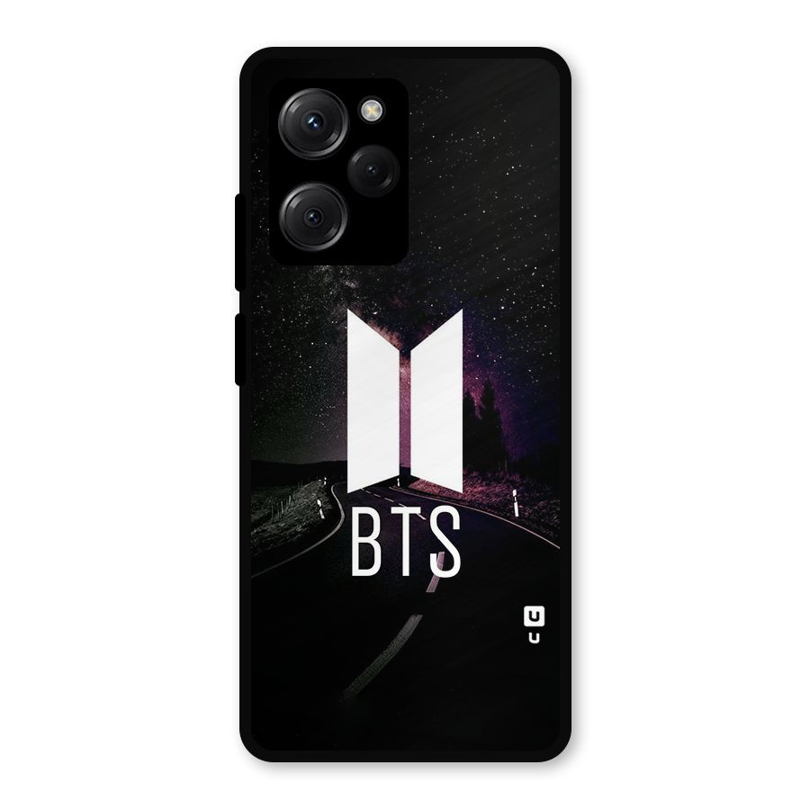 BTS Night Sky Metal Back Case for Poco X5 Pro
