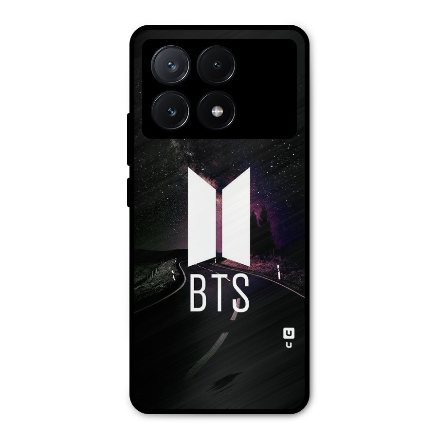 BTS Night Sky Metal Back Case for Poco X6 Pro