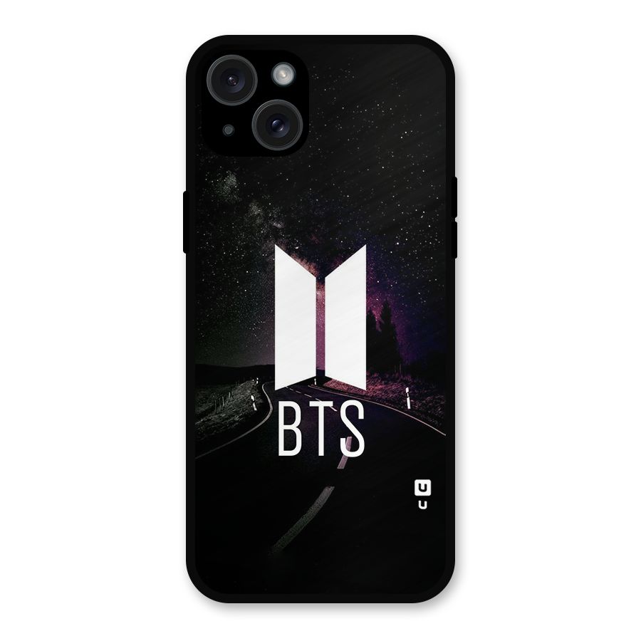 BTS Night Sky Metal Back Case for iPhone 15 Plus