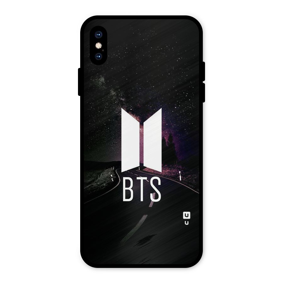 BTS Night Sky Metal Back Case for iPhone XS Max