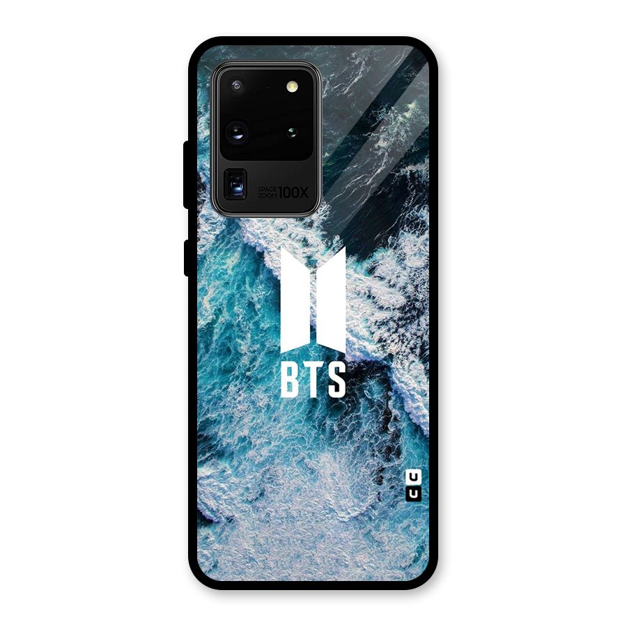 BTS Ocean Waves Glass Back Case for Galaxy S20 Ultra