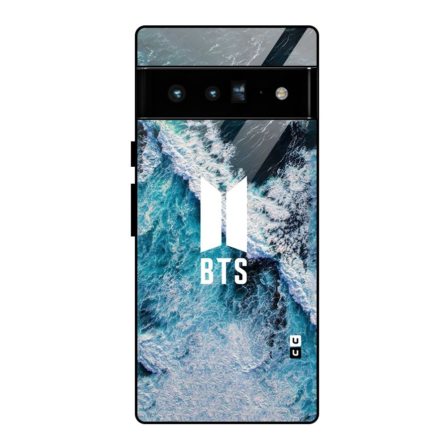 BTS Ocean Waves Glass Back Case for Google Pixel 6 Pro