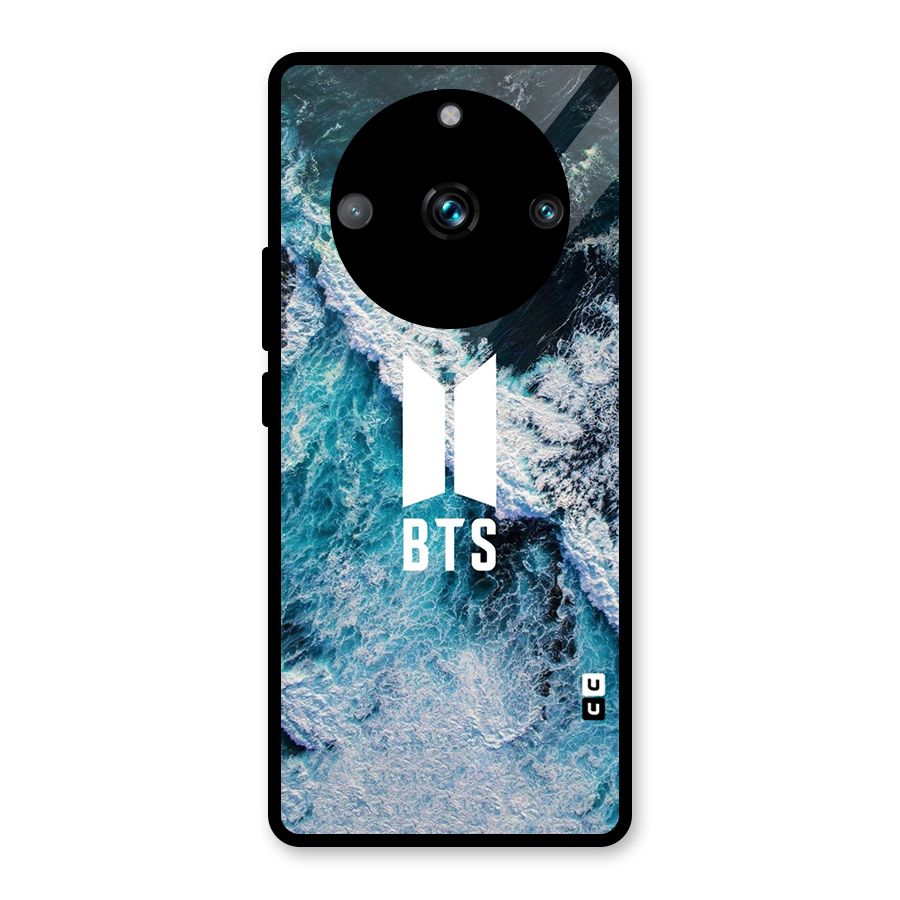 BTS Ocean Waves Glass Back Case for Realme Narzo 60 Pro
