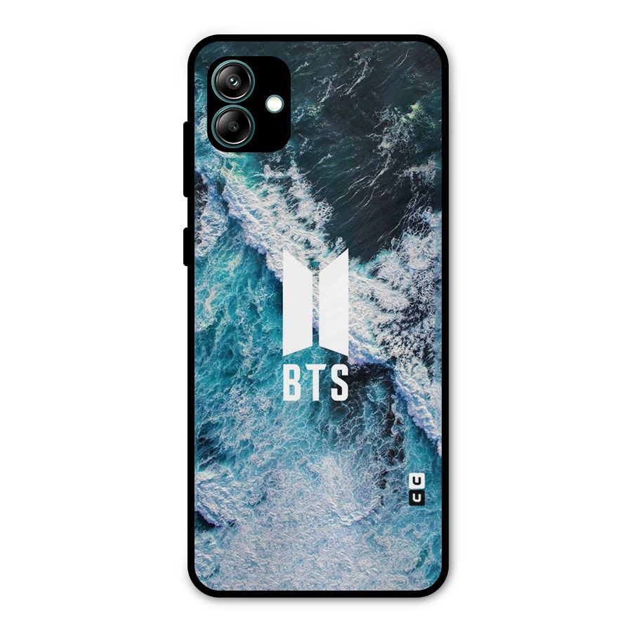 BTS Ocean Waves Metal Back Case for Galaxy A04