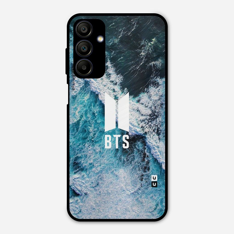 BTS Ocean Waves Metal Back Case for Galaxy A15 5G