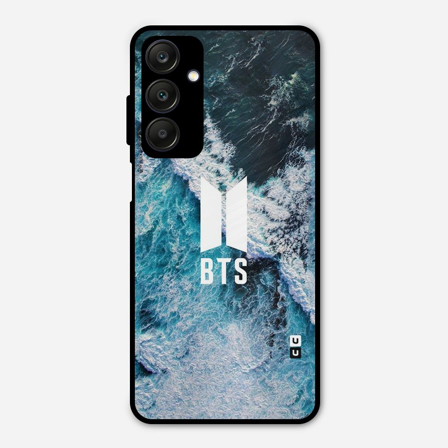 BTS Ocean Waves Metal Back Case for Galaxy A25 5G