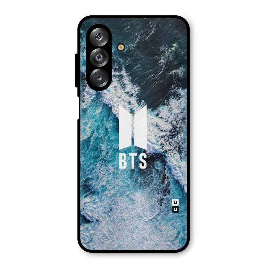 BTS Ocean Waves Metal Back Case for Galaxy A26