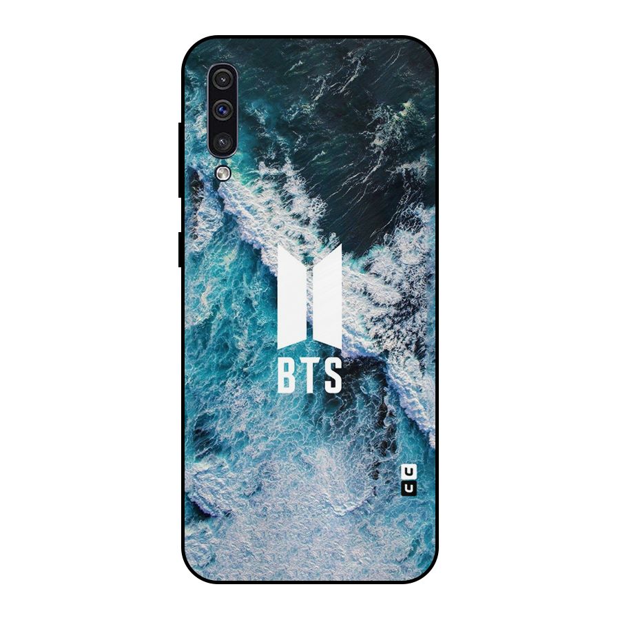 BTS Ocean Waves Metal Back Case for Galaxy A30s