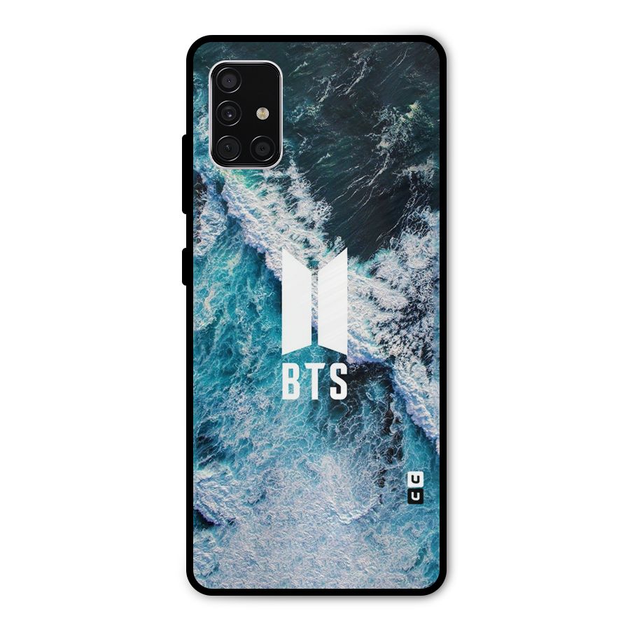 BTS Ocean Waves Metal Back Case for Galaxy A51