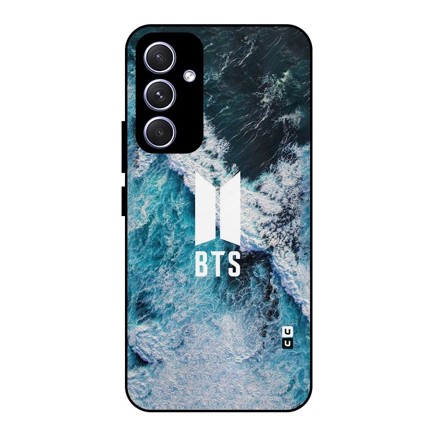 BTS Ocean Waves Metal Back Case for Galaxy A54