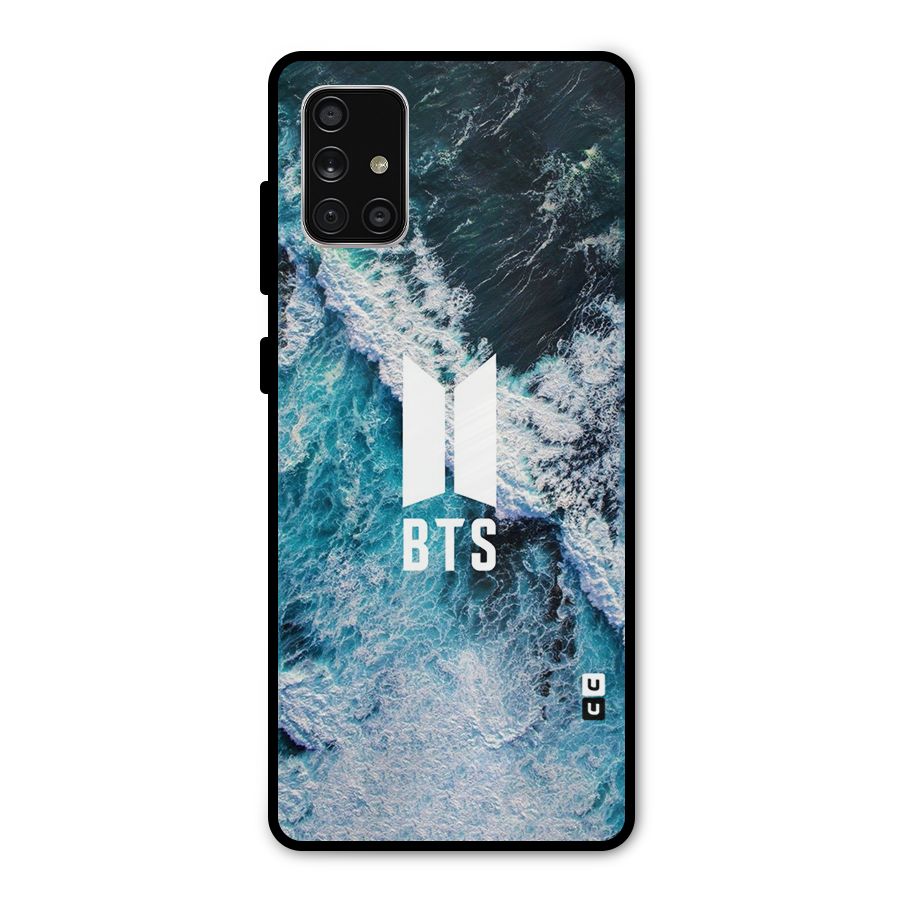 BTS Ocean Waves Metal Back Case for Galaxy A71