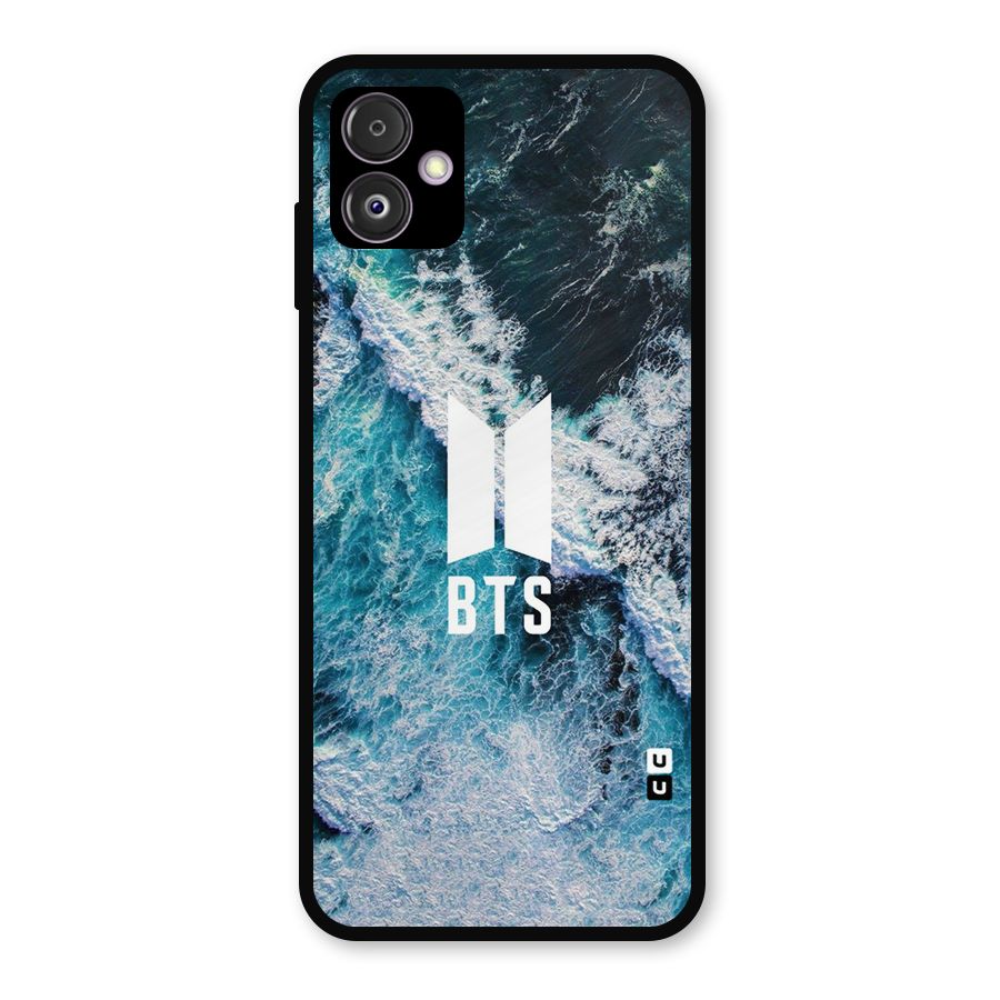 BTS Ocean Waves Metal Back Case for Galaxy F14