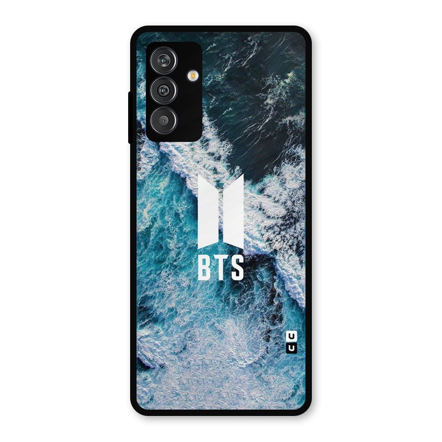 BTS Ocean Waves Metal Back Case for Galaxy M13