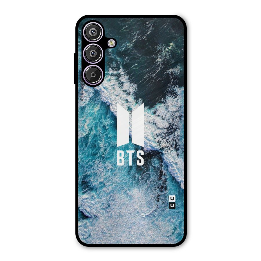 BTS Ocean Waves Metal Back Case for Galaxy M15