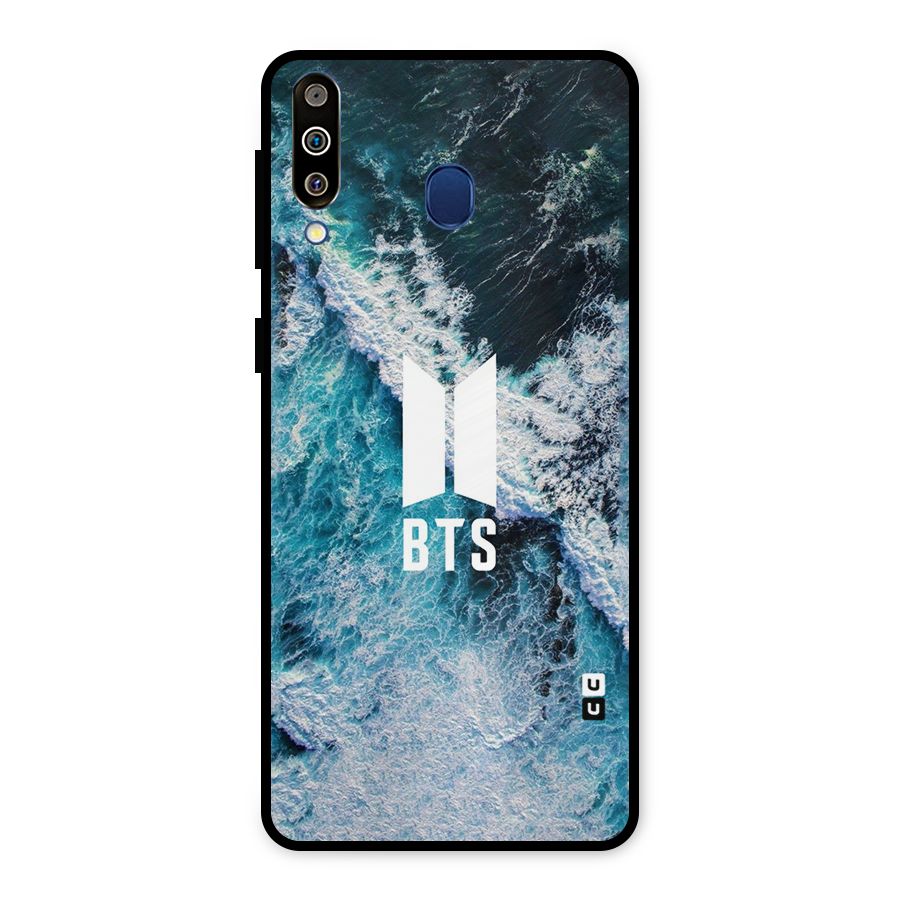 BTS Ocean Waves Metal Back Case for Galaxy M30