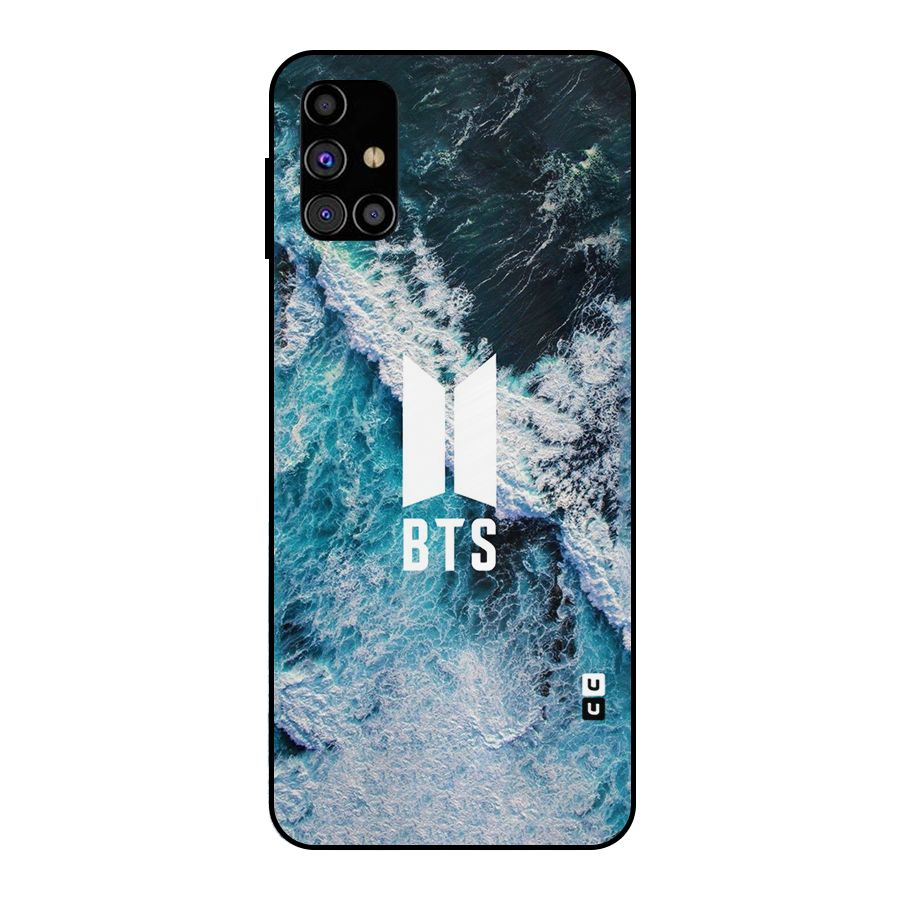BTS Ocean Waves Metal Back Case for Galaxy M31s